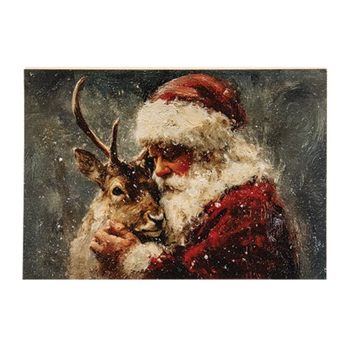 Santa & his Reindeer Block