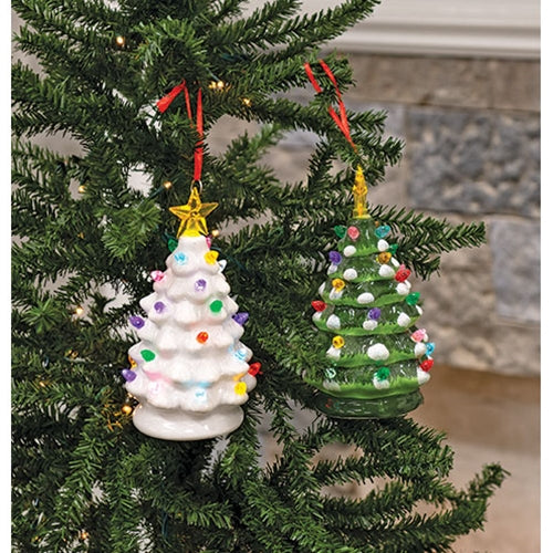 LED Resin Christmas Tree Ornament